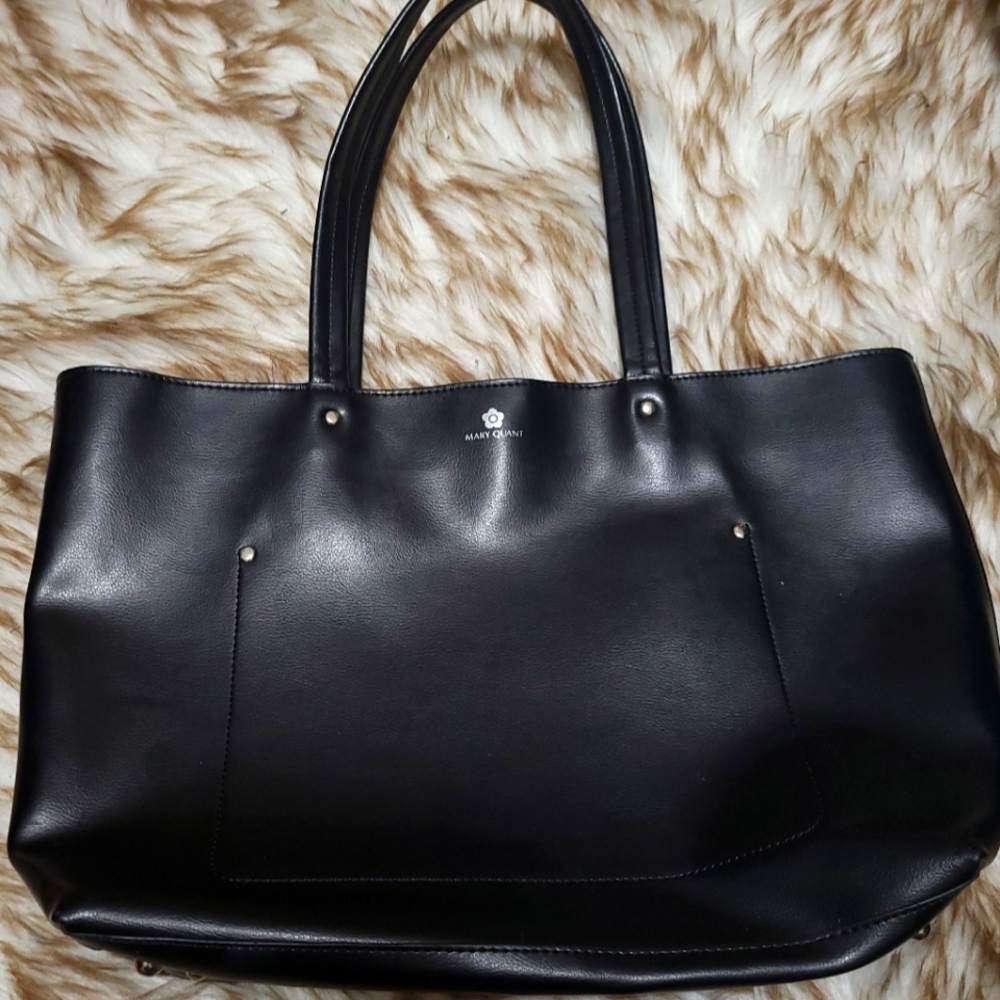 Mary Quant Shoulder Tote Bl ackPurse